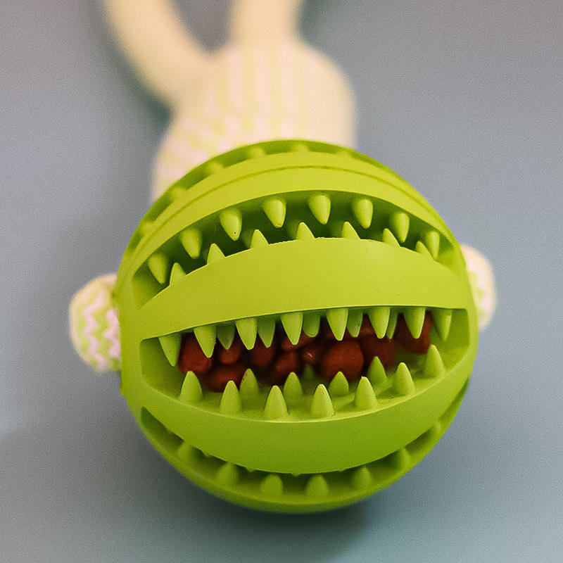 Dog Toys Treat Balls Interactive Hemp Rope