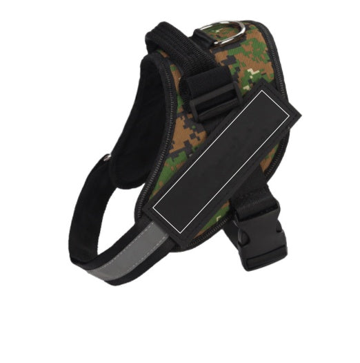 Adjustable Pet Harness Patch Outdoor Walking Dog Supplies