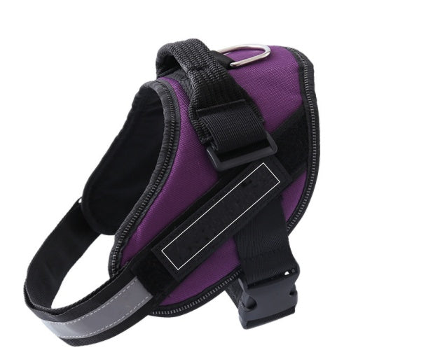 Adjustable Pet Harness Patch Outdoor Walking Dog Supplies