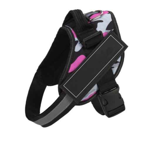 Adjustable Pet Harness Patch Outdoor Walking Dog Supplies