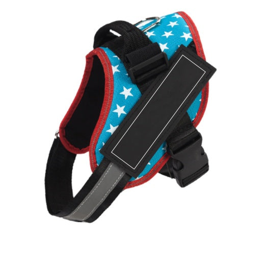 Adjustable Pet Harness Patch Outdoor Walking Dog Supplies