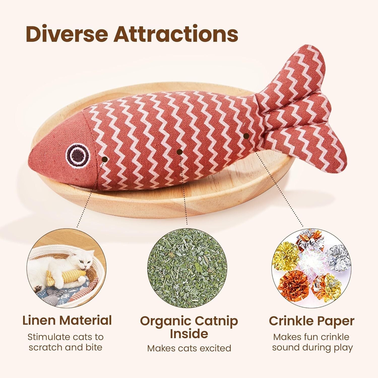 Fish Cat Toys