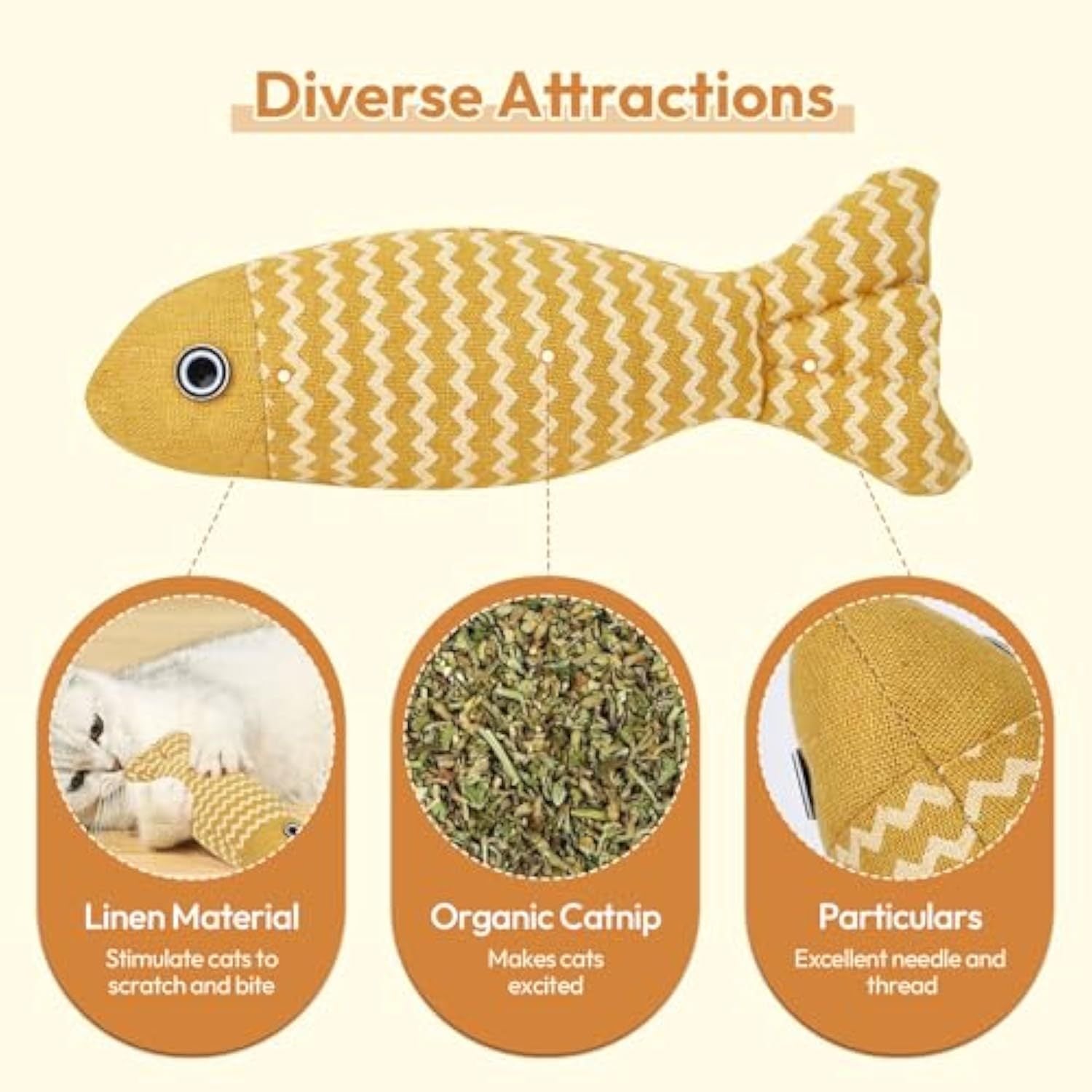 Fish Cat Toys