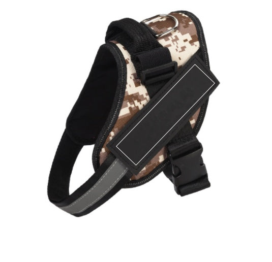 Adjustable Pet Harness Patch Outdoor Walking Dog Supplies