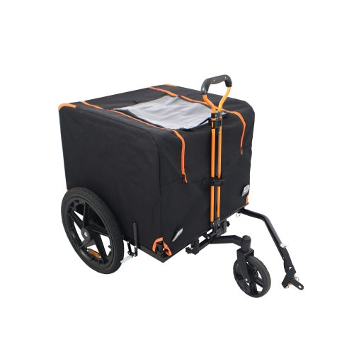 Foldable Pet Jogging Stroller Carriers Bicycle Trailer