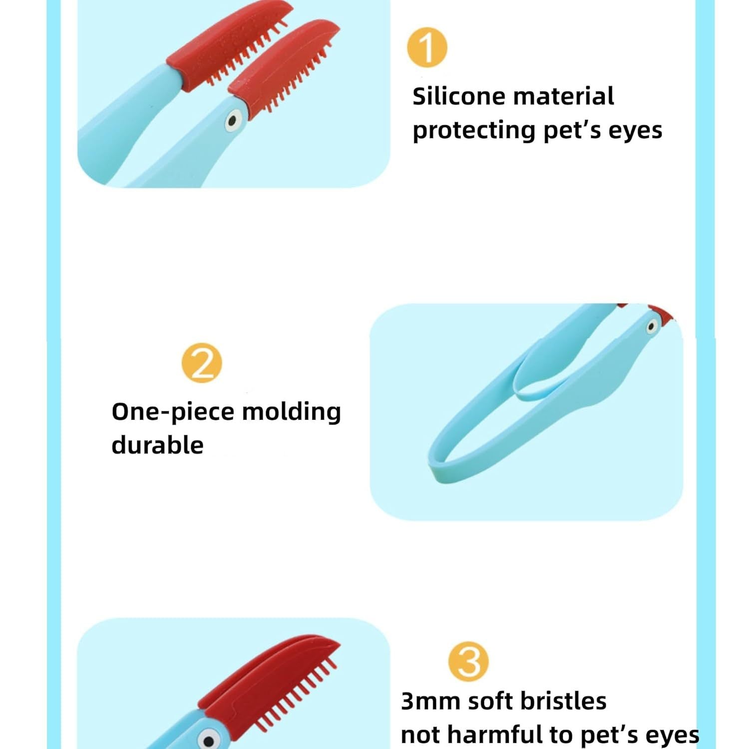 Pet Brush Tear Marks Brush