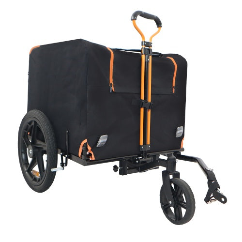 Foldable Pet Jogging Stroller Carriers Bicycle Trailer