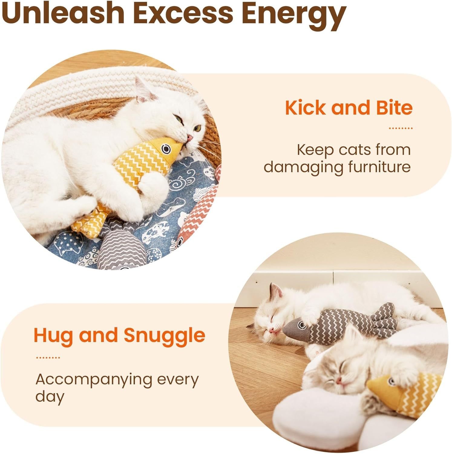 Fish Cat Toys